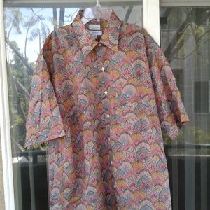 NWT Maus & Hoffman Men's Multi Color Shirt Size XL